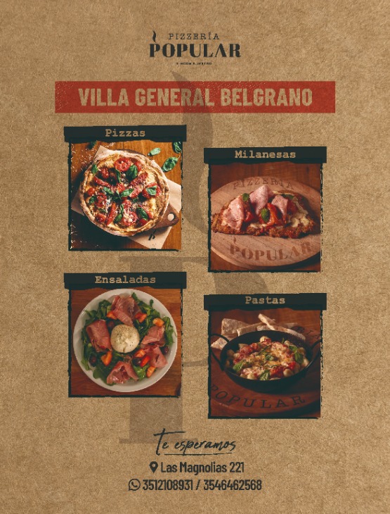 Pizzería Popular - Villa General Belgrano