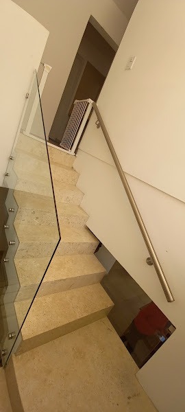 Pasamanos de acero inoxidable para escaleras